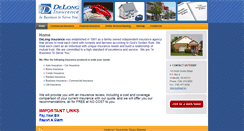 Desktop Screenshot of delonginsurance.com